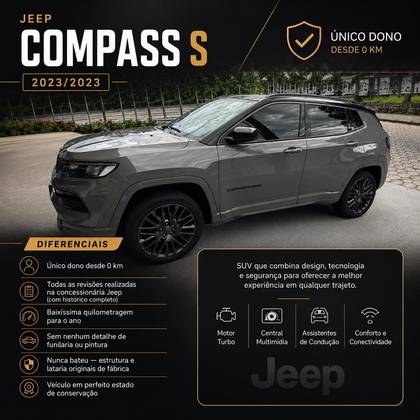 JEEP COMPASS 1.3 T270 TURBO FLEX S AT6 JEEP COMPASS 1.3 T270 TURBO FLEX S AT6